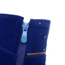 Botas de tornozelo femininas com salto e pedras 8