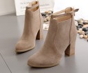 Botas de tornozelo femininas com salto 4