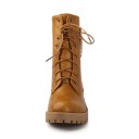 Botas de tornozelo femininas com skull J1713 2
