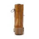 Botas de tornozelo femininas com skull J1713 4