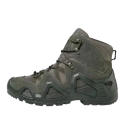 Botas de trabalho masculinas de cano curto com sola reforçada e atacadores em tecido de pele sintética para trabalho e utilização ao ar livre 3