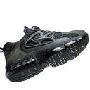 Botas de trabalho para homem com parte superior respirável em algodão e tecido, calçado de trabalho preto para uso diário e movimento em interiores 2