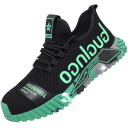 Botas de trabalho unisex com atacadores e parte superior flexível em tecido e borracha, calçado de trabalho para uso diário e trabalho, construção leve 10