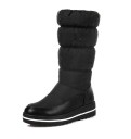Botas elegantes de invierno para mujer con copos de nieve J1203 13