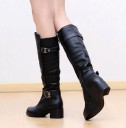 Botas elegantes de mujer con hebilla. 3