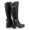 Botas elegantes de mujer con hebilla. 5
