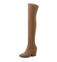 Botas femininas acima do joelho A679 2