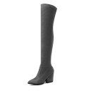 Botas femininas acima do joelho A679 5