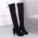 Botas femininas estilosas acima do joelho J2412 4