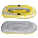 Bote insuflável para 2 pessoas Explorer Boat Dois suportes para remos e válvula dupla 188 x 114 cm PVC 0,3 mm Capacidade 90 kg Amarelo Para lago e rio 2