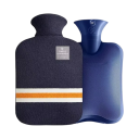 Botella calefactora de gran capacidad 1000 ml con funda trenzada Bolsa termoaislante para agua caliente Calor en el abdomen y las manos durante los dolores menstruales 2