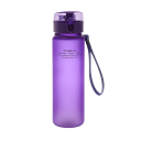 Botella de agua de 400 ml, botella de hidratación de plástico liviana con tapa a prueba de fugas, botella compacta para beber 9