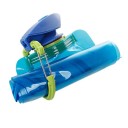 Botella de agua flexible y plegable con mosquetón, botella de plástico para viaje, reutilizable y blanda en bolsa, para hidratación al aire 5