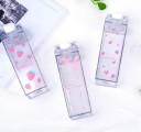Botella de leche de plástico con estampado 1