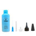 Botella dosificadora con aguja 65 ml ant estática de plástico con accesorios para dosificación precisa de líquidos en reparaciones electrónicas 1