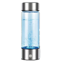 Botella generadora de agua eléctrica, ionizador antioxidante portátil, botella de agua de vidrio rica en hidrógeno de 420 ml, taza de agua con alto contenido de hidrógeno, 20,5 x 7 cm 1