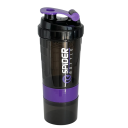 Botella mezcladora para proteína en polvo 500 ml Mezclador deportivo para cócteles Botella de fitness de plástico con bola mezcladora Mezclador duradero para suplementos 4
