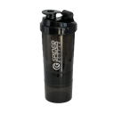 Botella mezcladora para proteína en polvo 500 ml Mezclador deportivo para cócteles Botella de fitness de plástico con bola mezcladora Mezclador duradero para suplementos 1