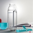 Botella para beber y dispensador de medicamentos 2 en 1 6