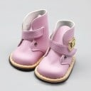 Botine cu cataramă pentru păpușa de 43 cm Botine din piele PU cu cataramă de culoare aurie Accesoriu pentru schimbat și jucat pentru copii 4