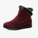 Botine de iarnă de damă cu blană J1815 8