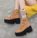 Botines de mujer con plataforma alta J1100 5