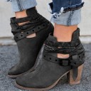 Botines de mujer con tacón J1709 2