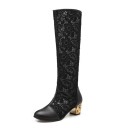 Botins de renda para senhora J1729 1