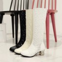 Botins de renda para senhora J1729 6