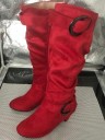 Botins de senhora estilosos com salto J2411 2