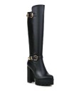 Botins elegantes com fivelas J1622 1