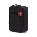 Botiquín de primeros auxilios de viaje táctico, bolsa médica vacía para senderismo y uso doméstico, estuche de primeros auxilios militar para exteriores 4