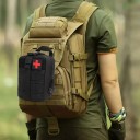 Botiquín de primeros auxilios de viaje táctico, bolsa médica vacía para senderismo y uso doméstico, estuche de primeros auxilios militar para exteriores 3