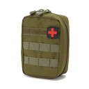 Botiquín de primeros auxilios de viaje táctico, bolsa médica vacía para senderismo y uso doméstico, estuche de primeros auxilios militar 4