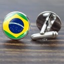 Botões de punho bandeira 9