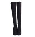 Bottes à plateforme pour femmes - Noires 3