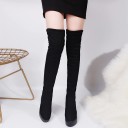 Bottes à plateforme pour femmes - Noires 9