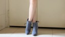 Bottes à talons hauts en daim pour femmes J3229 5