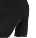 Bottes à talons hauts en daim pour femmes J3229 16