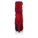Bottes à talons pour femmes avec boutons J1101 2