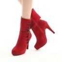 Bottes à talons pour femmes avec boutons J1101 4