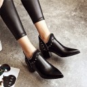 Bottes à talons pour femmes avec strass J1711 5
