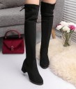 Bottes à talons pour femmes - Noires 6