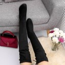 Bottes à talons pour femmes - Noires 8