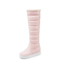 Bottes d'hiver à rayures pour femmes J1822 3
