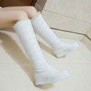 Bottes d'hiver à rayures pour femmes J1822 7