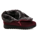 Bottes d'hiver à talon pour femmes avec fourrure J1815 5