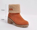 Bottes d'hiver à talons pour femmes J834 2