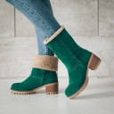 Bottes d'hiver à talons pour femmes J834 7