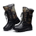 Bottes d'hiver camouflées pour hommes J962 7